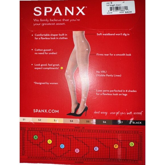 6 pairs of Spanx 5 Firm Believer  Size: B Shade: S2  1 Sheers leg support Nude1 - Picture 3 of 5